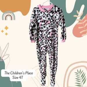 3/$15 The Children Place Girls Panda Fleece One Piece Pajamas